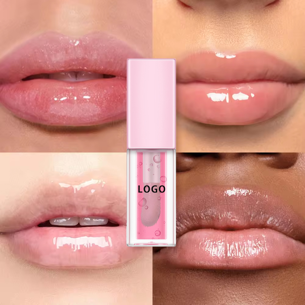 Factory Supply Glossy Lip Oil Hydrating Vegan Fruit Tinted Lip Balm Honey Vitamin E 2-6 Days Fast Delivery Private Label Lip Oil