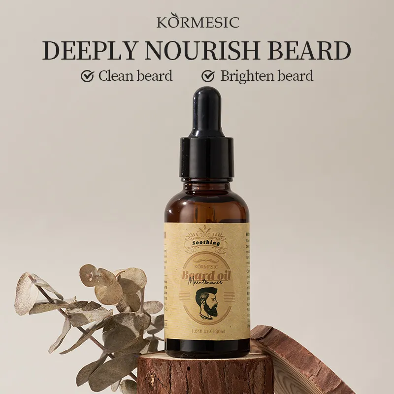 Premium Men's Beard Care Soft Shine Oil for Grooming