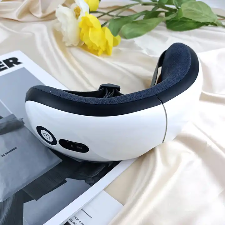 Portable 4D Vibration Kneading Breathable Eye Mask Eye Care Massager Machine with air Compression Eye Massager Device