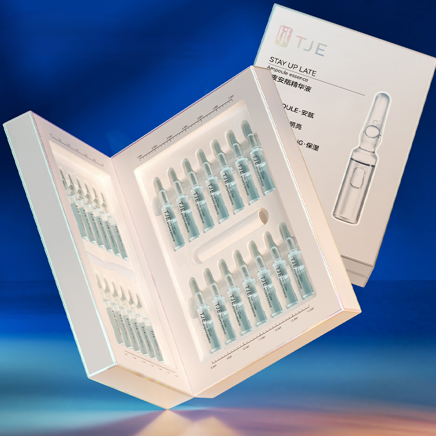 Independent Ampoule Packaging Natural Liquid Face Serum Hyaluronic Acid Deeply Hydrating Face for Pore Shrinking Home