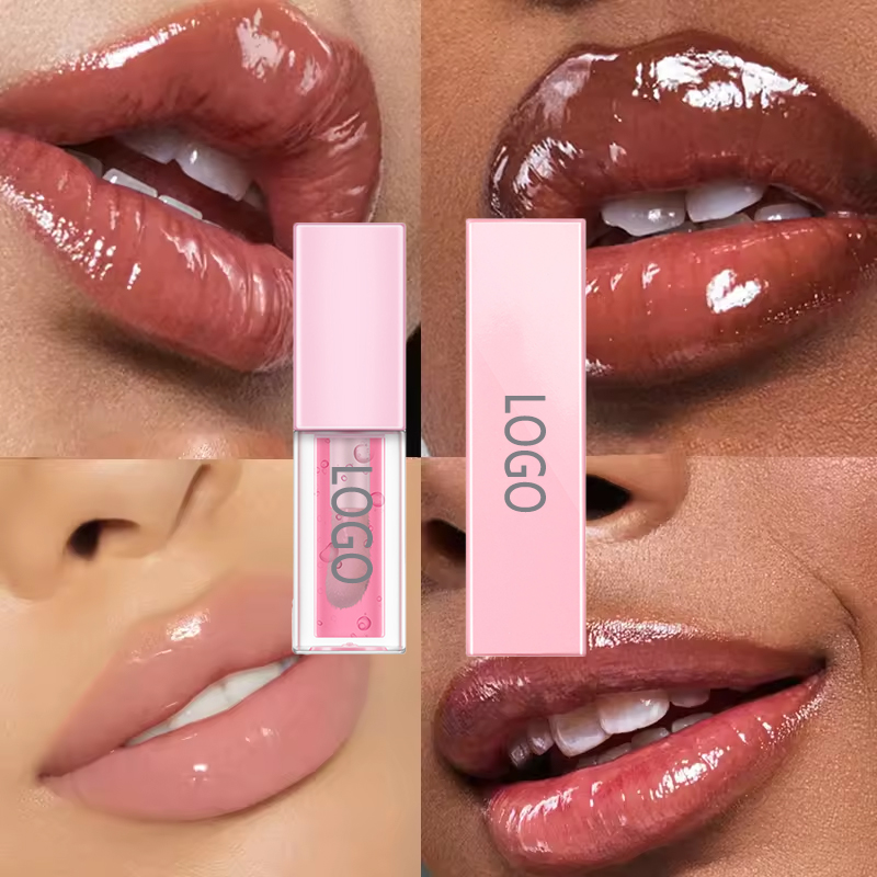 Factory Supply Glossy Lip Oil Hydrating Vegan Fruit Tinted Lip Balm Honey Vitamin E 2-6 Days Fast Delivery Private Label Lip Oil
