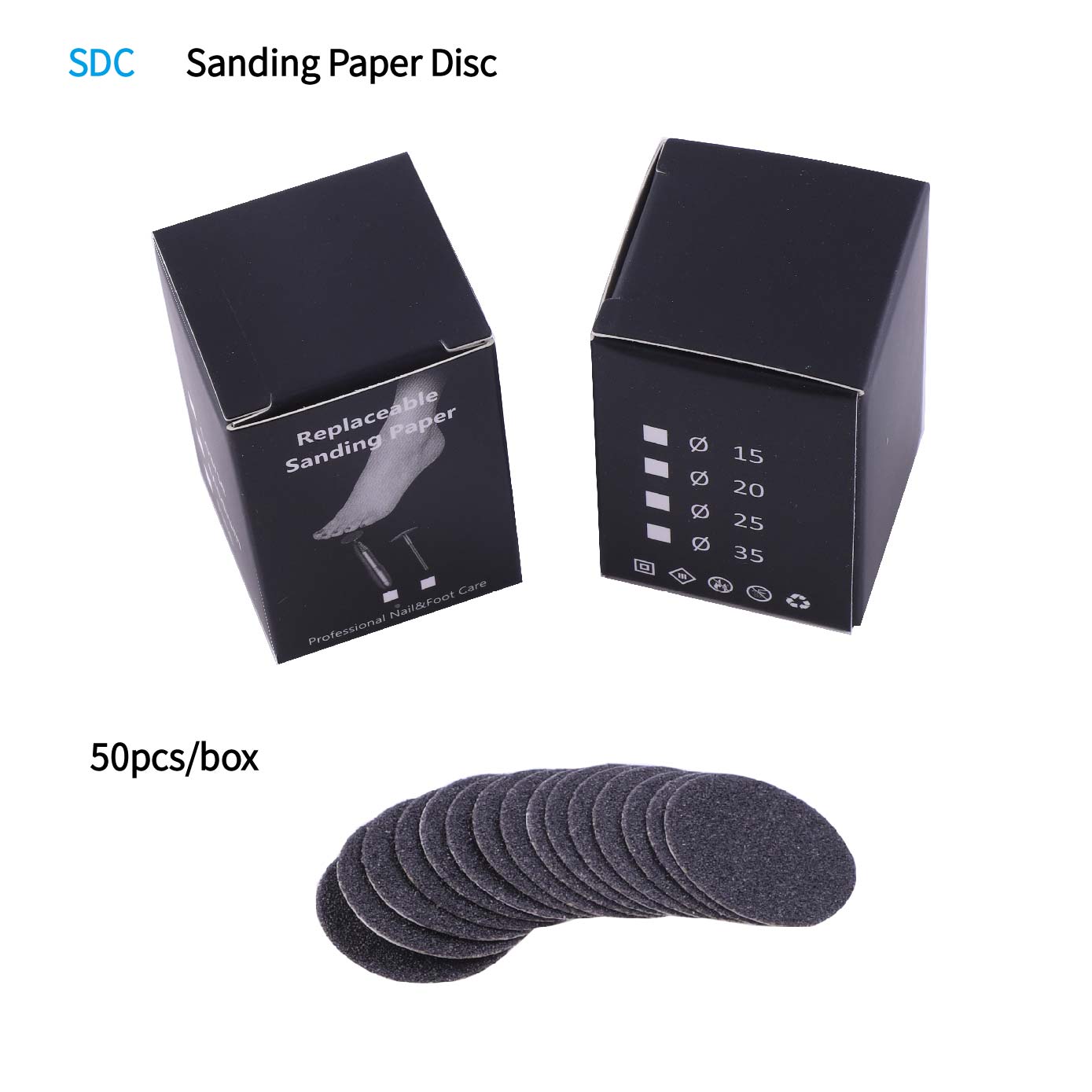 Professional Nail&amp;Foot Care Pedicure Sanding Disc Foot Callus Remover
