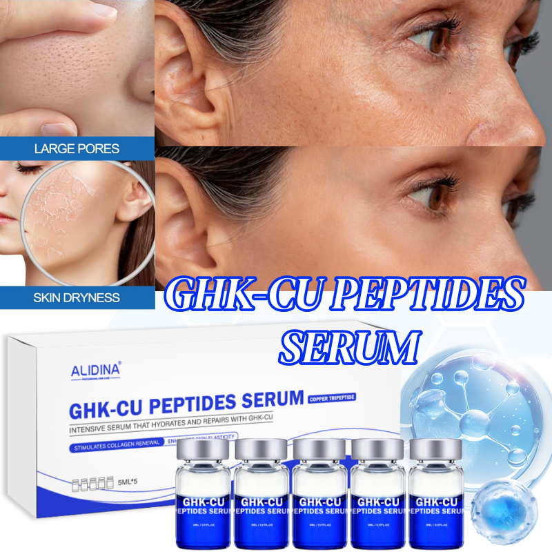 Ghk-Cu Peptides Intensive Serum Copper Peptides Serum GHK-Cu Hyaluronic Acid Anti-Aging Facial Ampoule Serum