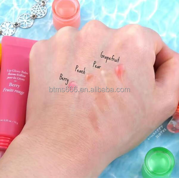 Wholesale Organic Lip Balm Natural Lip Care Herbal Berry Grapefruit Moisturizing Fruit Nourishing Vegan Lip Balm