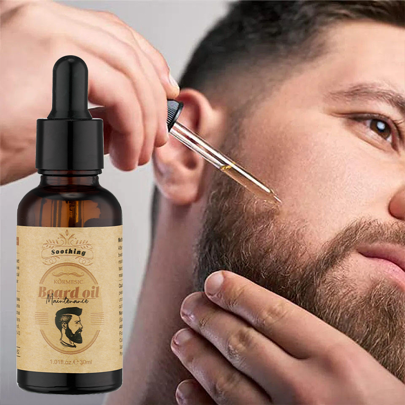 Premium Men's Beard Care Soft Shine Oil for Grooming