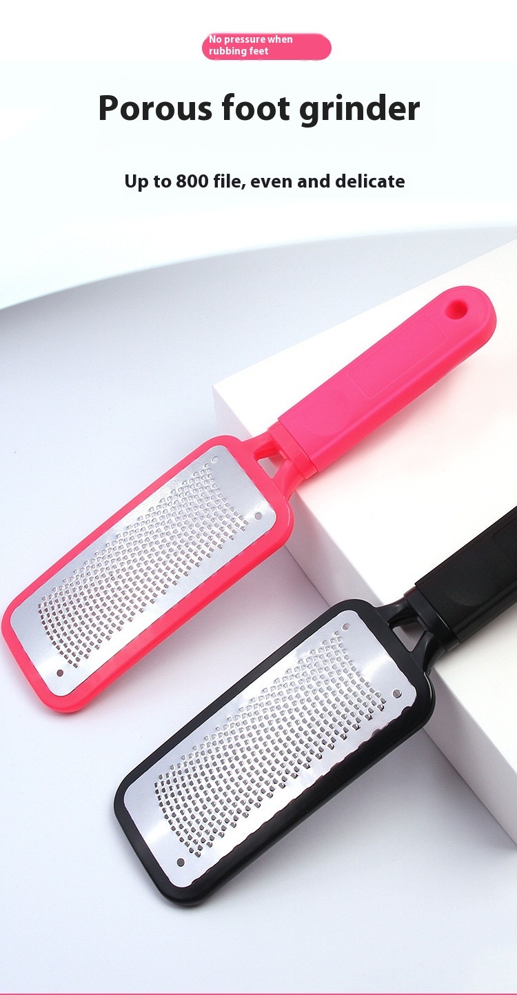 Factory Sell Stainless Steel Foot Tools Callous Removal Classical Heel Foot Care File
