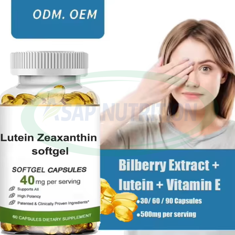 Ausreson Healthy Eye Care Supplements Lutein and Zeaxanthin Softgels Capsules Eye Care Supplements Lutein Softgels