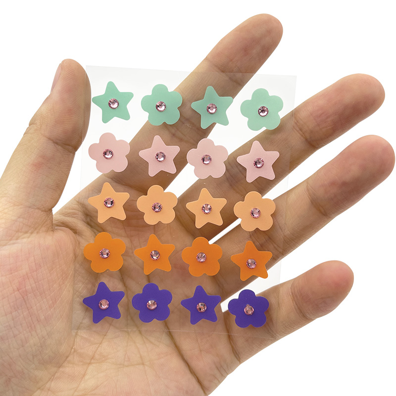 Professional OEM Manufacturer of Multi Shape Acne Patches Custom Hydrocolloid Spot Treatment in Stars, Hearts &amp; Dots