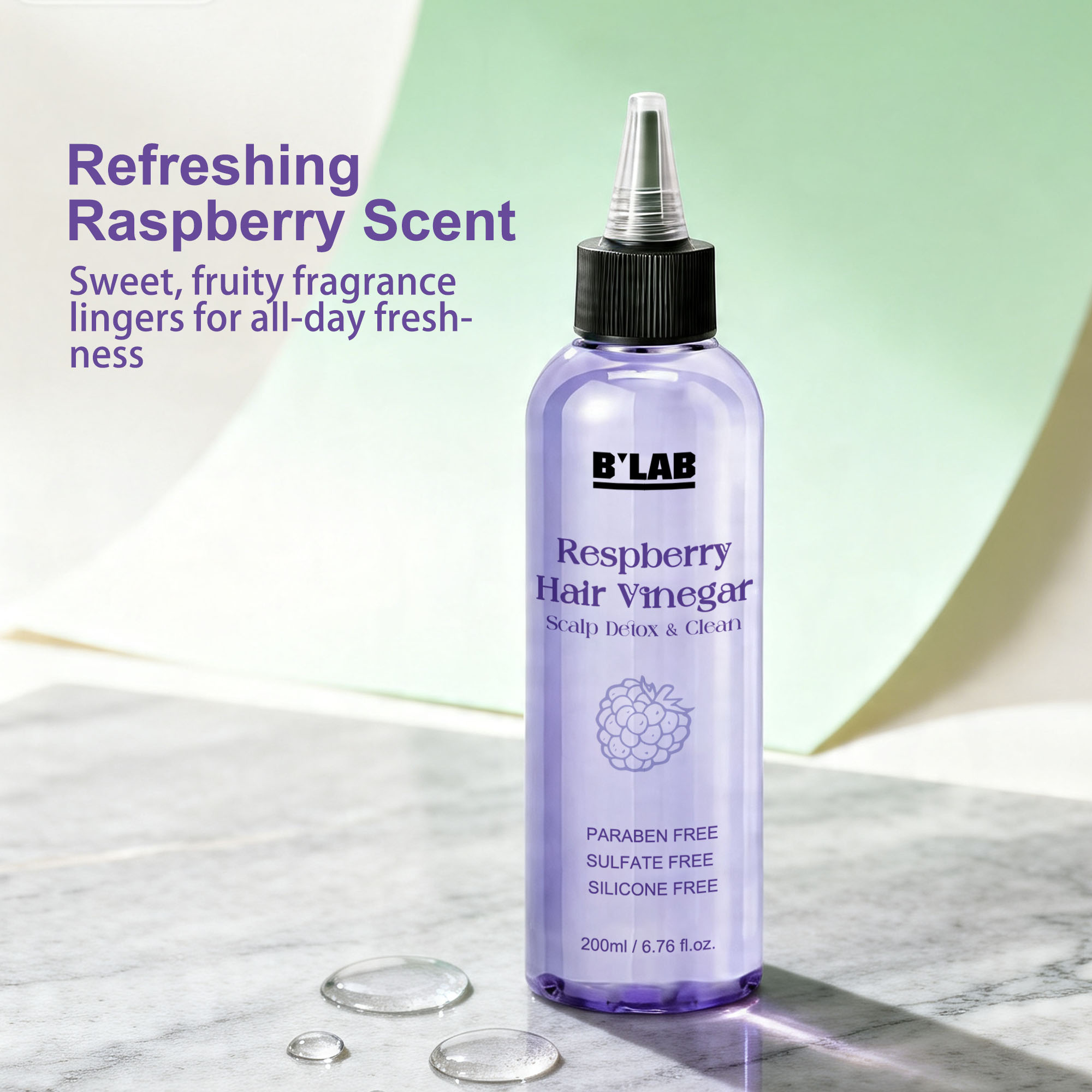 New Arrivals Hair Care Vinegar Rinse For Scalp Detox Clean Smooth Shiny Hair Clarifying Treatment For Anti Dandruff Scalp Serum