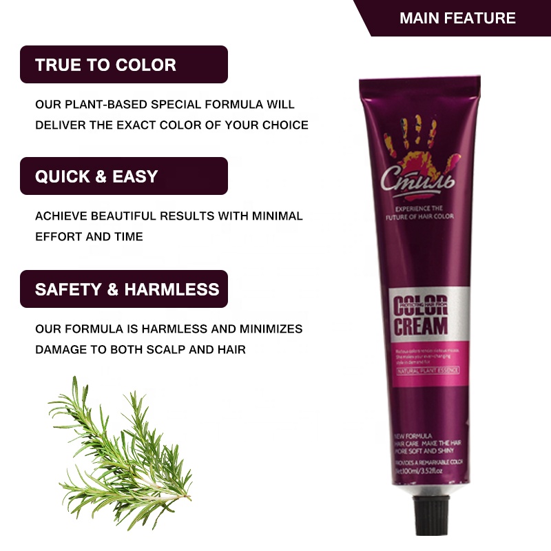 Amazing Hair Dye Cream Hairstyle Coloring Dyeing Silver Grey Icy Ashy Platinum Blonde Permanent Professional Salon Hair Color