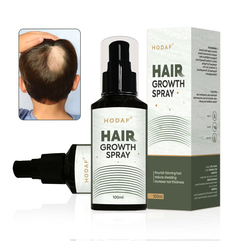 For Men Women Hair Thinning Loss Fast-Acting Scalp Treatment Spray Pure Natural Plant Ingredients Organic Oil Growth Solution