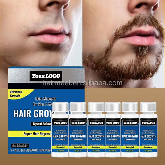 Wholesale Organic Nourishing Herbal Hair Scalp Treatment Oil 5% for Men Women Hair Growth