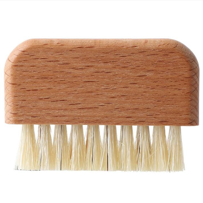 Customized Logo Wooden Nail Brush Sisal And Beech Wood Premium Quality