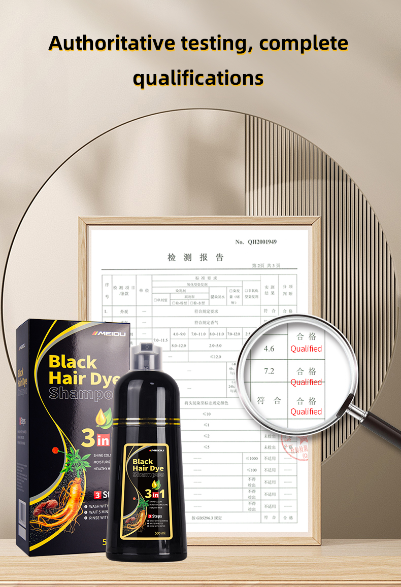 Hair Dye Shampoo 8