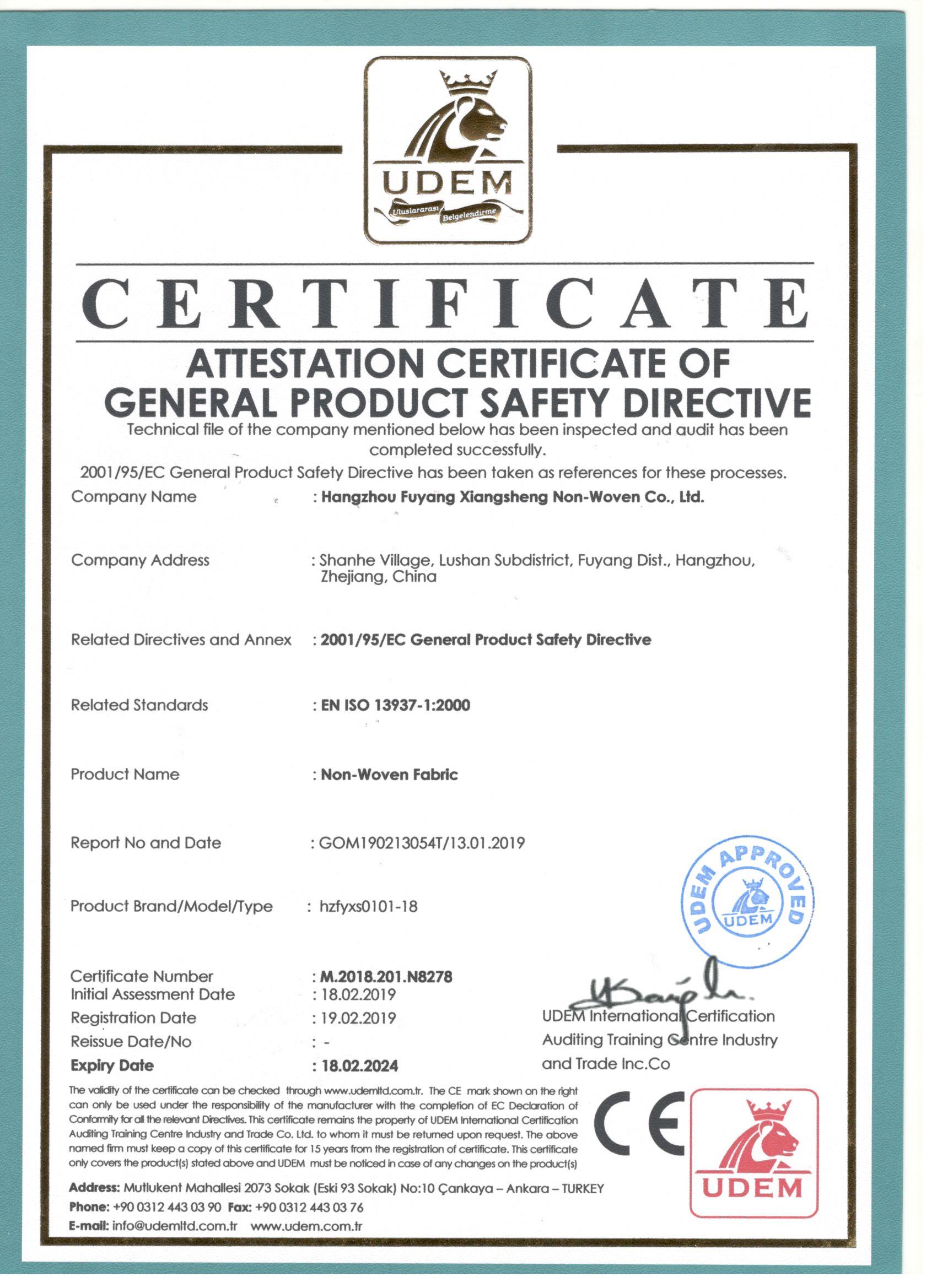 Certificate of Compliance 3