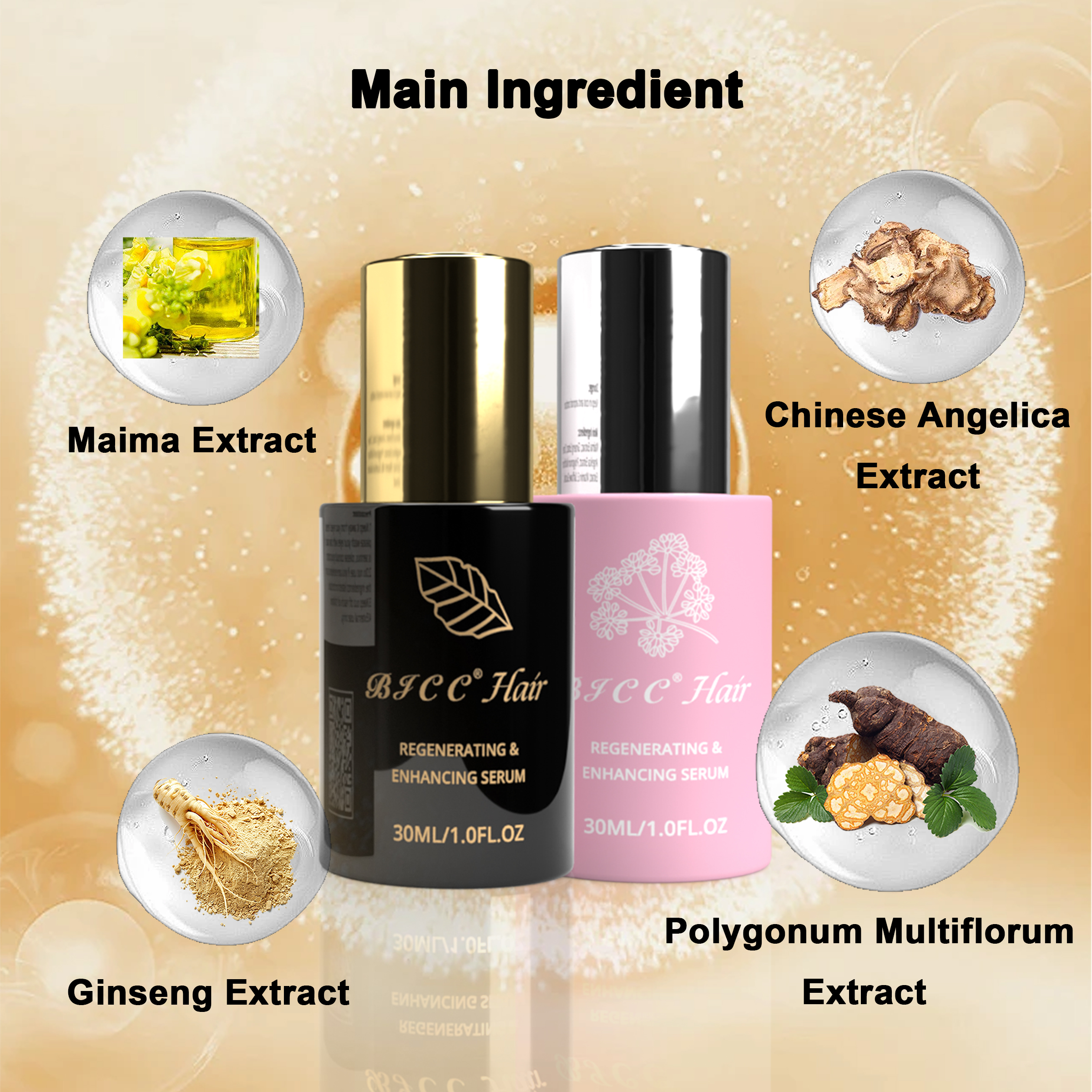 Private Label 100% Natural Organic Men Women Scalp Care Serum Wholesale Herbal Anti Hair Loss Boosting Hair Treatment Growth Oil