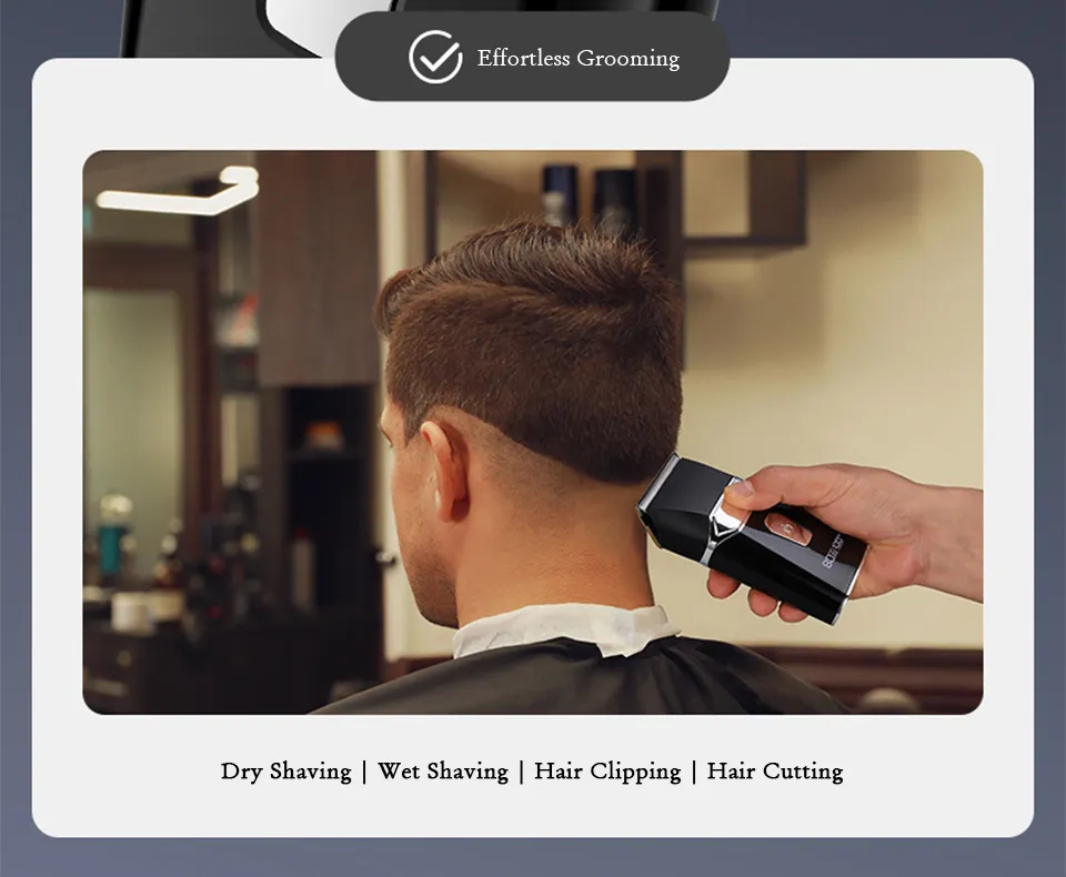 Grooming Tools Reciprocating Cordless Shaver for Men