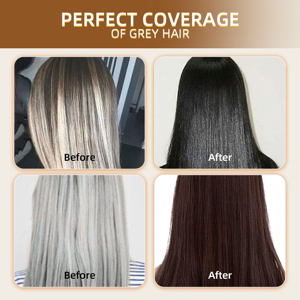 3 in 1 Herbal Hair Dye Color Shampoo Multifunctional Multipurpose Hair Care &amp; Styling Products