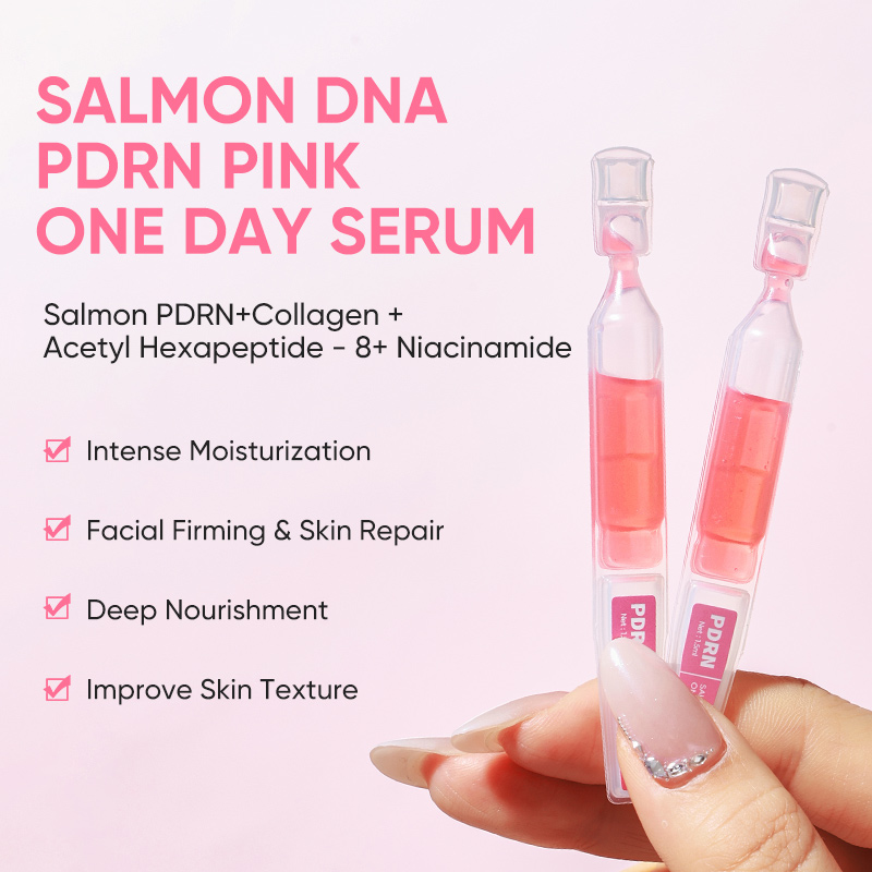 Private Label Anti-aging Whitening Brightening Moisturizing Niacinamide Collagen Skin Care PDRN Salmon DNA Face Ampoule Serum