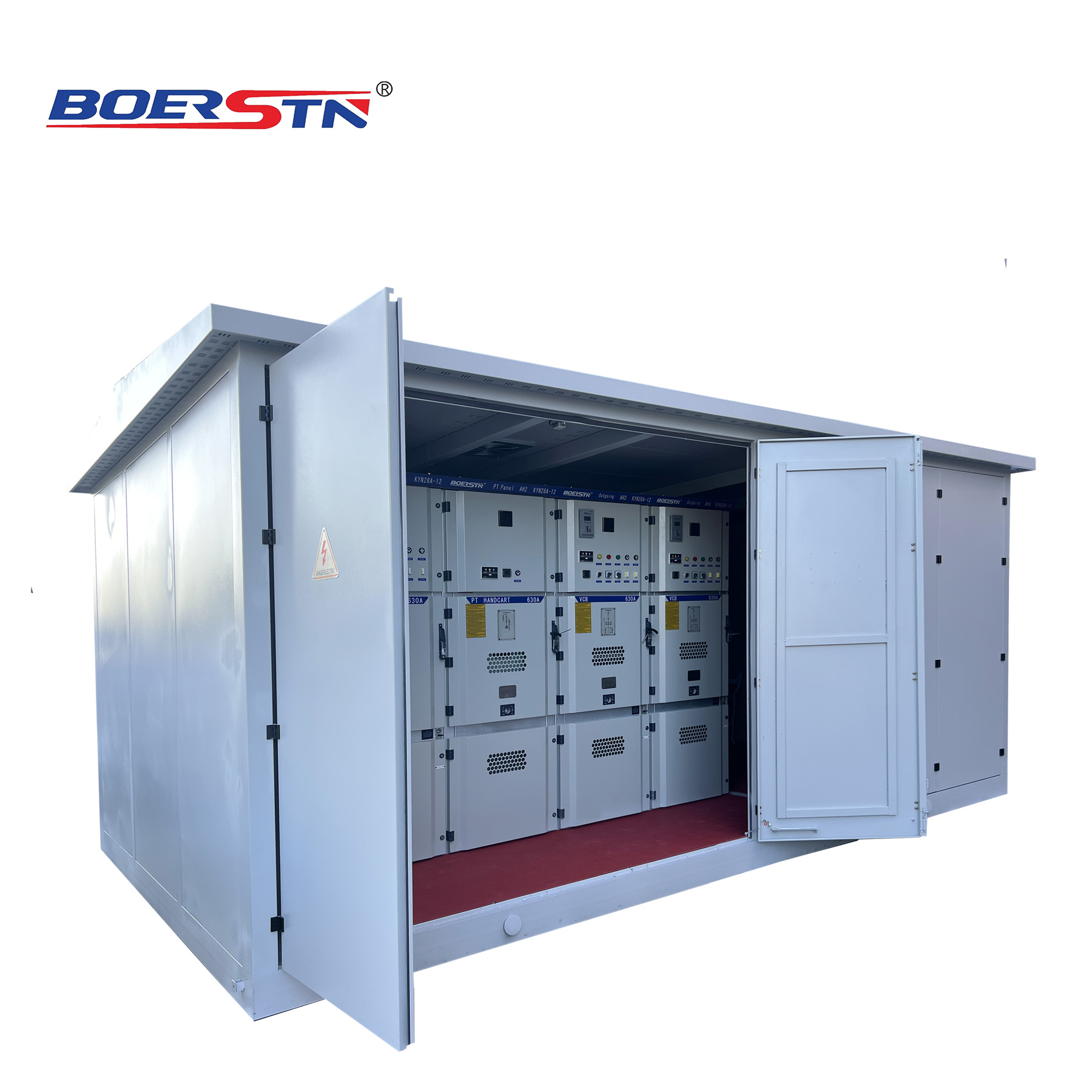 Weatherproof IP55 11kV 33kV Prefabricated Compact Substation Outdoor Combined Box Type Transformer Complete Set Power Supply