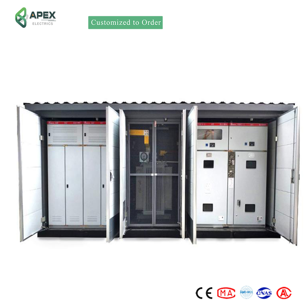 Solar Wind Power Step up Transformer Substation PV Grid Connected Prefabricated Unit for Belt and Road Energy Projects