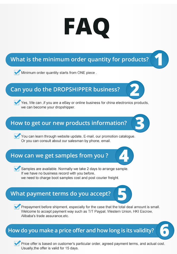 Product quality parameters