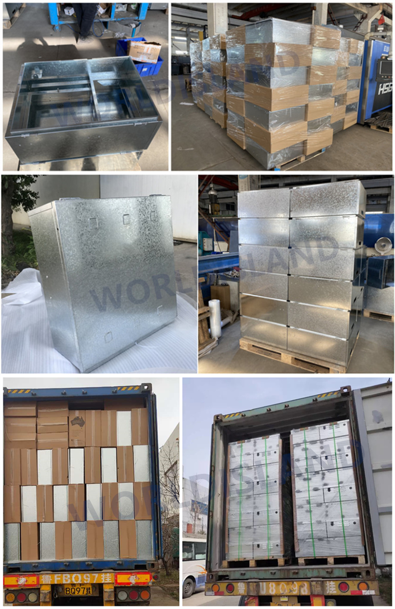 Galvanized steel box