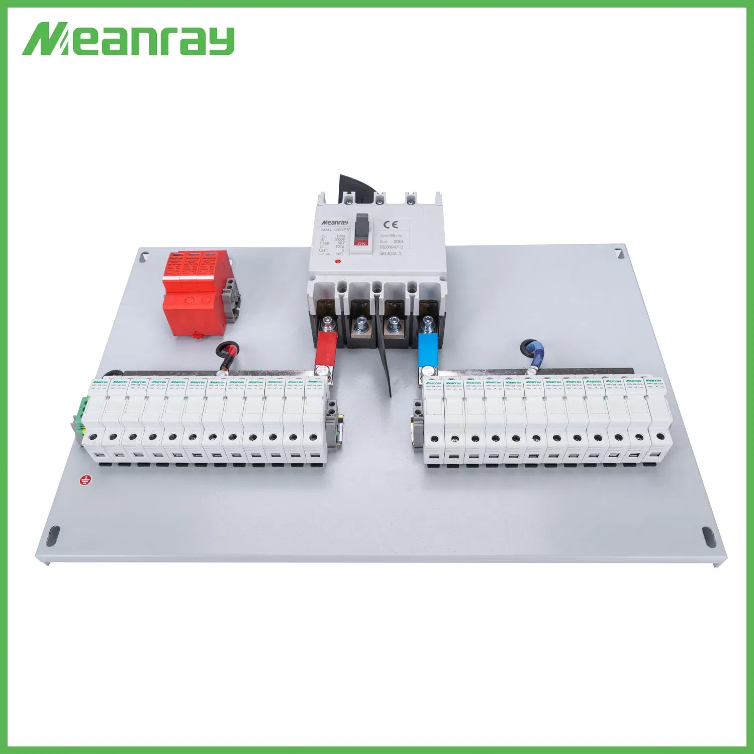 PV Array Combiner Box 12 Input 1 Output Lighting Surge Protection