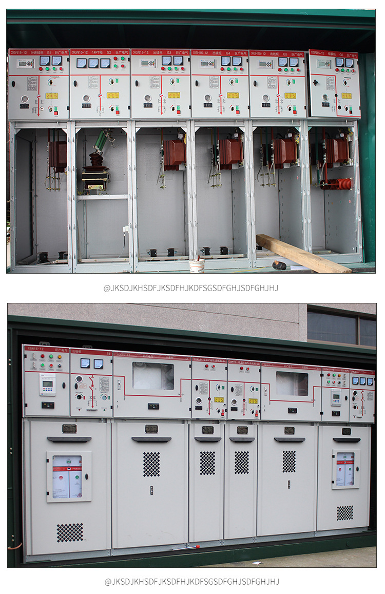 XGN15-12(F) SF6 Metal-Clad Enclosed Ring Main Unit 12kv AIS RMU Air Insulated Switchgear Medium Voltage Ring Main Unit