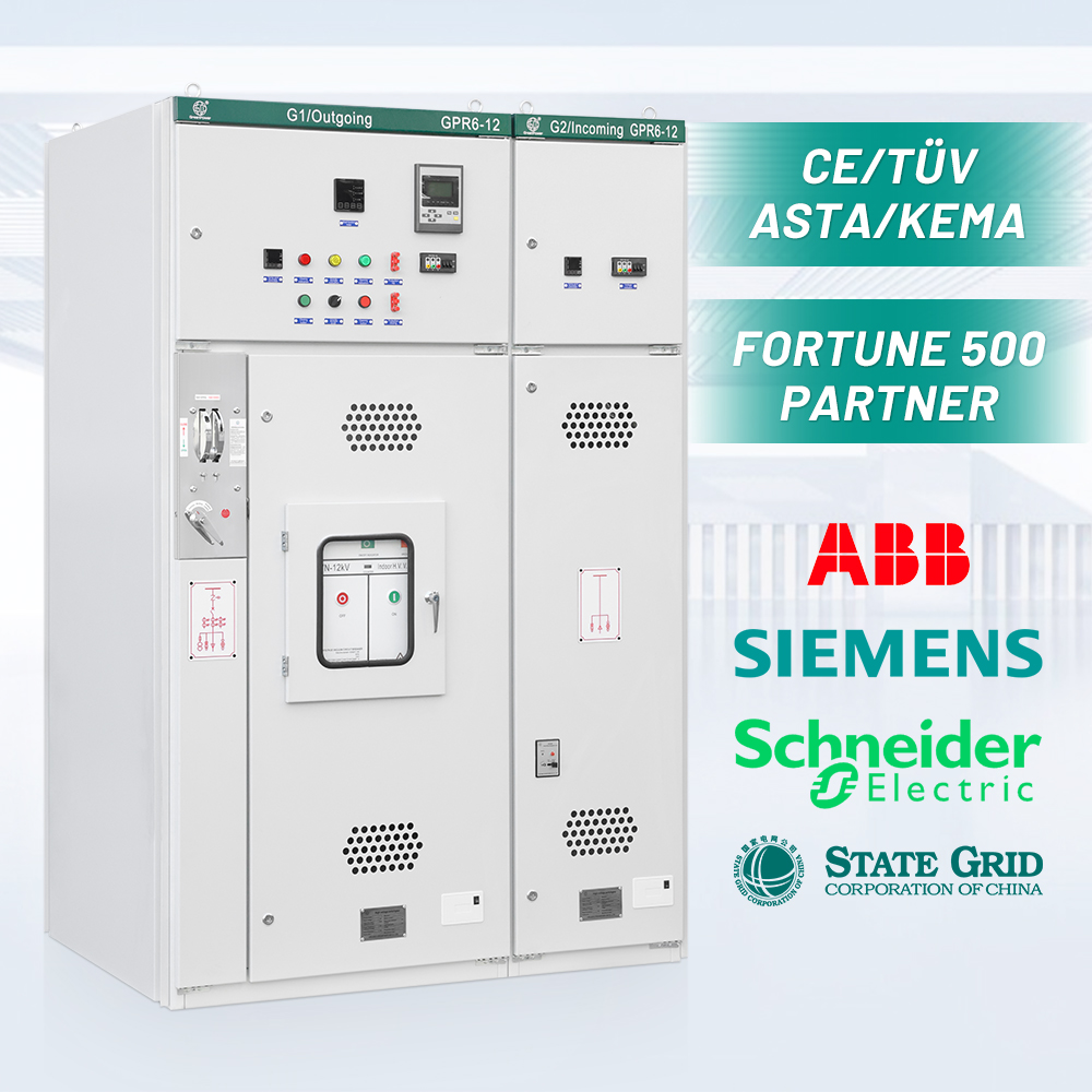 SM6 RMU 12kV 24kV Type Test AIS Ring Main Unit Switchgear Electrical MV Medium Voltage Air Insulated Switchgear GPR6-12kV Rmu