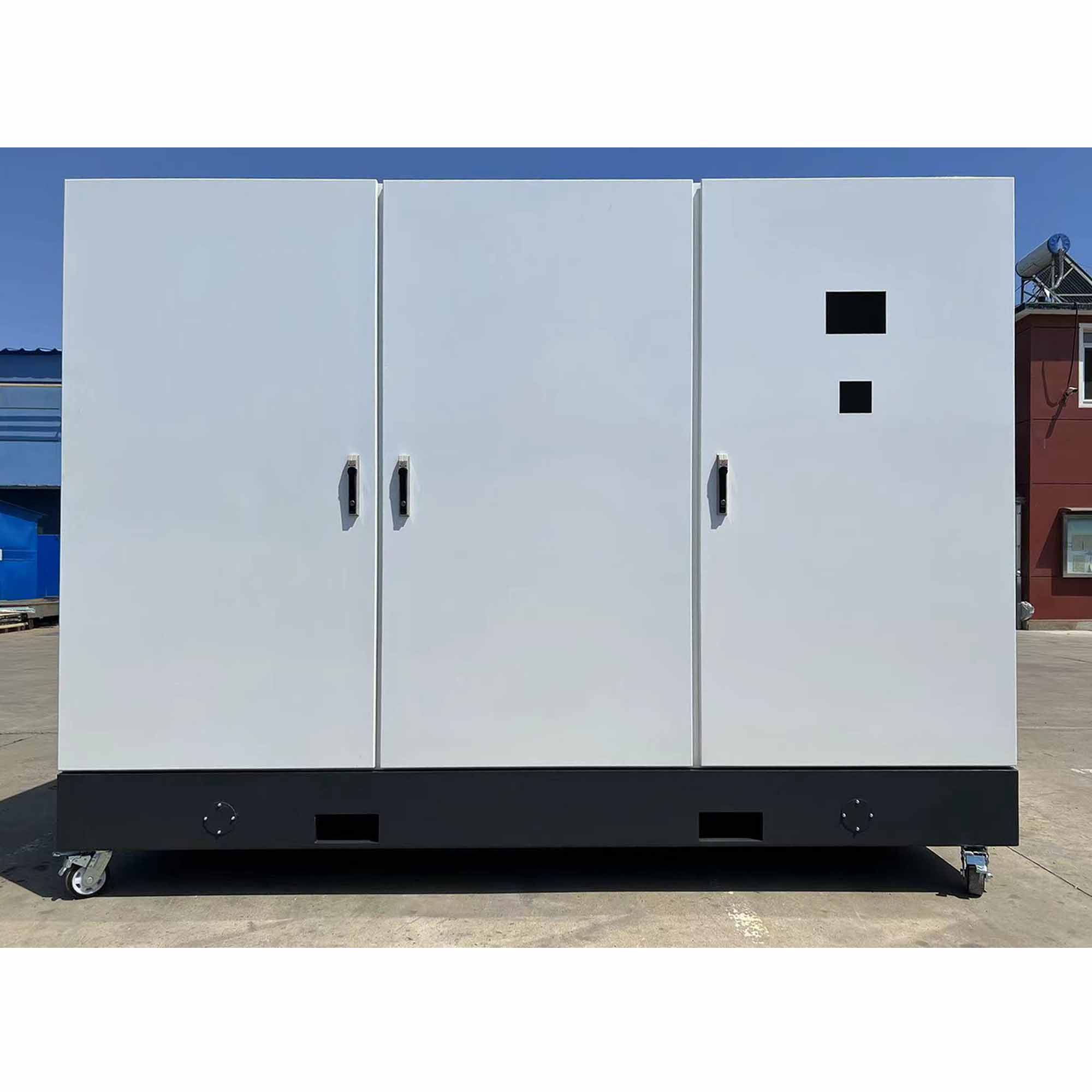 Energy Storage Container Enclosure IP65 Waterproof Outdoor Stainless Steel Powder Coated Cabinet Custom Thickness For Battery