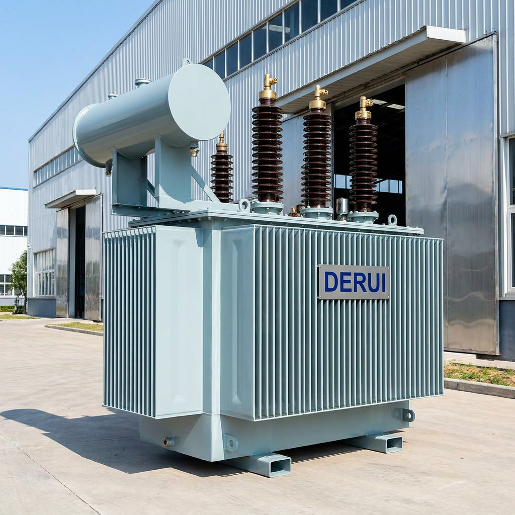 Reliable 3 Phase Oil-filled Power Transformer S13 Low Loss Energy Saving Copper/Aluminum Winding 415V 6KV Outdoor Substation