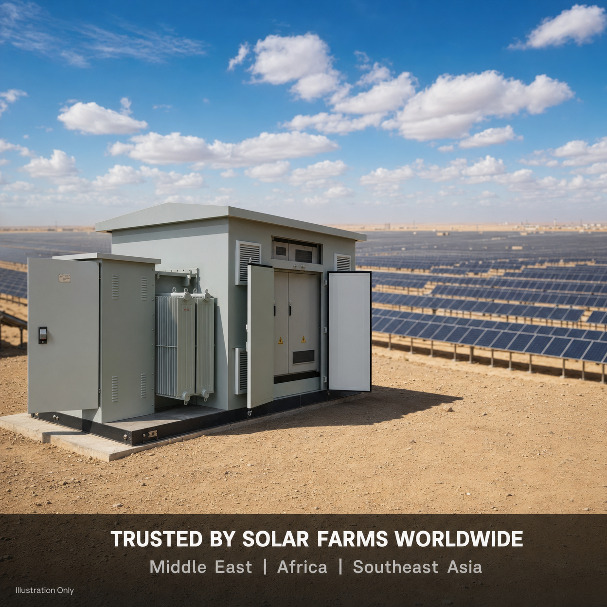 Photovoltaic Compact Substation Solar Step-up Transformer 35kV for Solar Farm Wind Power Plant Manufacturer