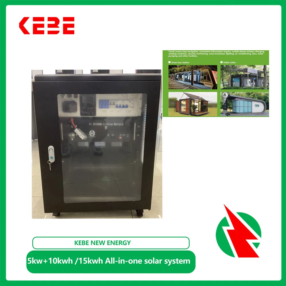 5kw All in One Residential Bess with 5kwh 10kwh 48V 51.2V LiFePO4 Battery Hybrid Solar Inverter for Home Energy Storage System