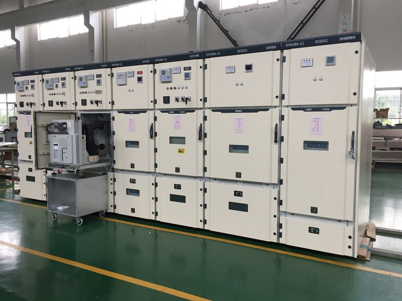 KYN28A-12 12KV Medium Voltage Power Distribution Equipment Aluminium AIS Panel Air Insulated Switchgear with Metal Clad