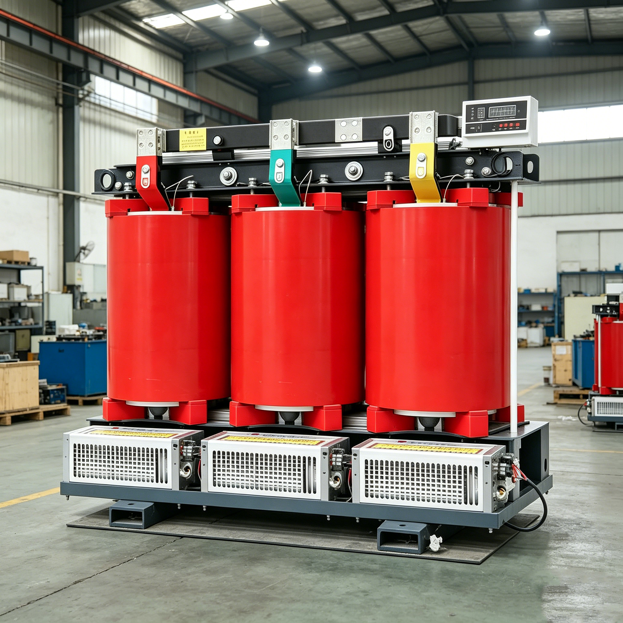 Eco Design 3 Dry Type Transformer SCB11 Recyclable Material Power Copper Winding Distribution Unit For Green Building