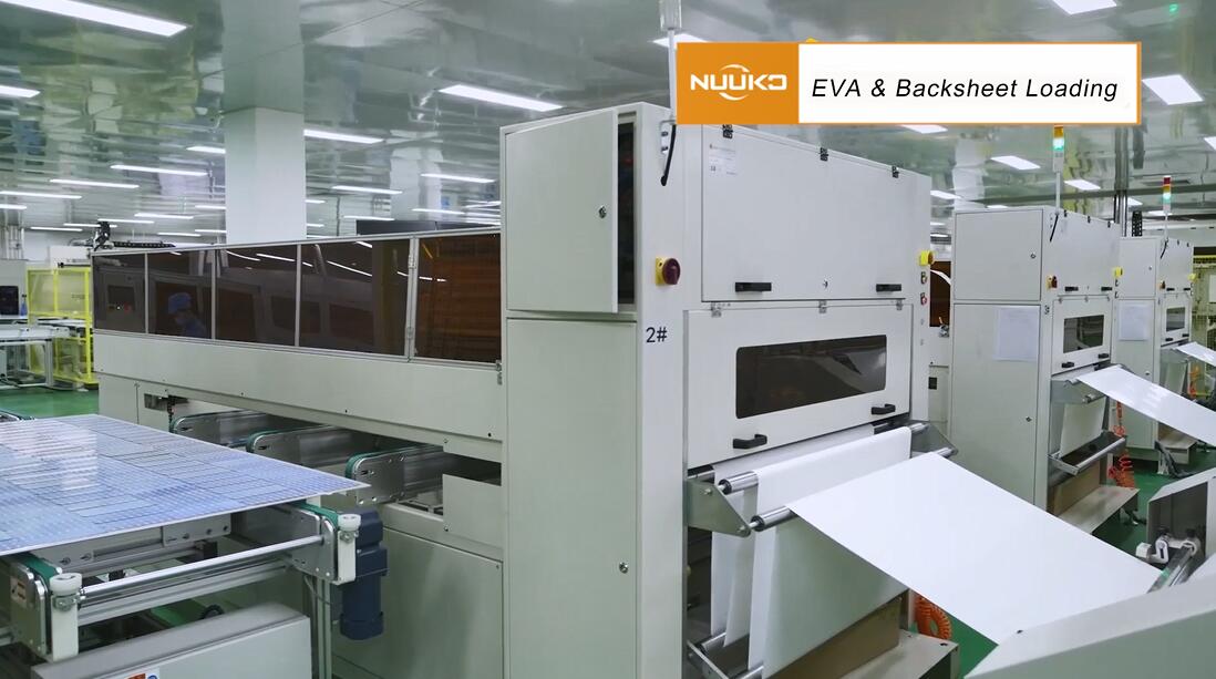 EVA & Backsheet Loading