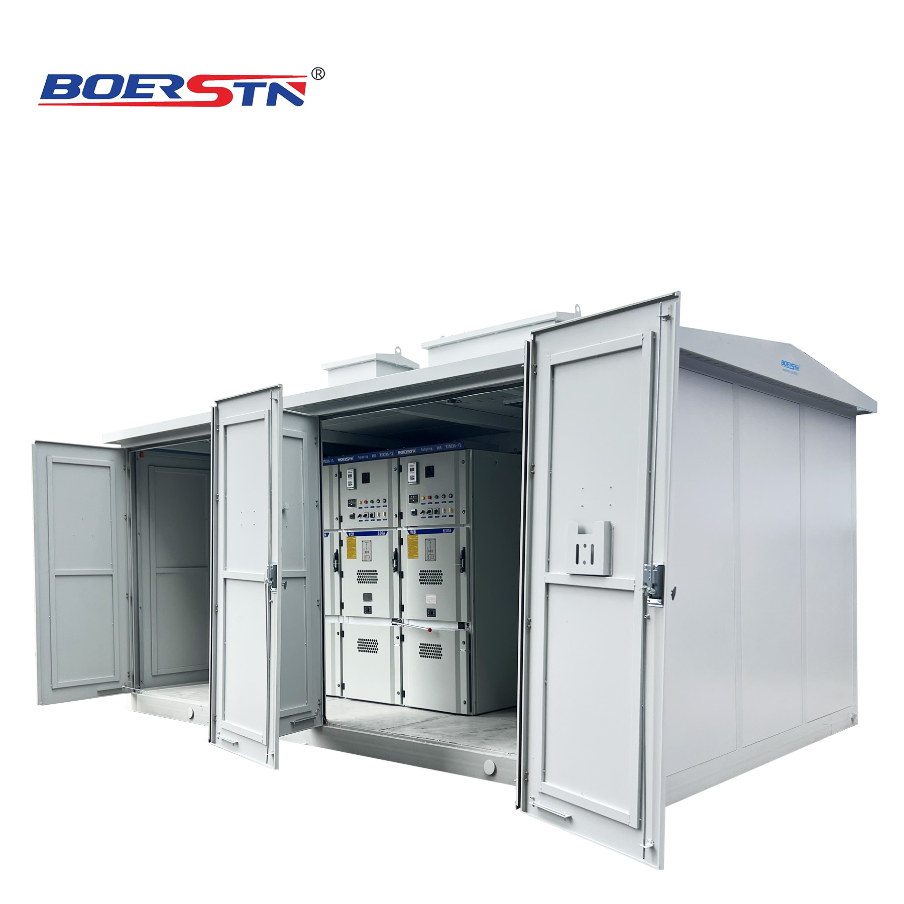 Weatherproof IP55 11kV 33kV Prefabricated Compact Substation Outdoor Combined Box Type Transformer Complete Set Power Supply