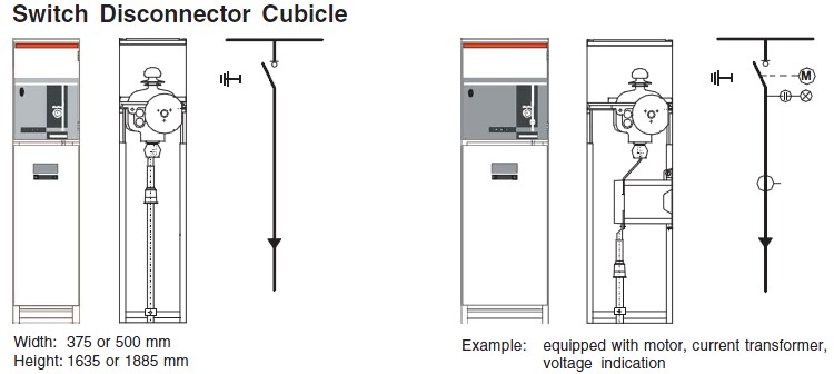 22kV Air Insulated Switchgear AIS Air Insulated SM6 with SF6 Load Break Switch Ring Main Unit