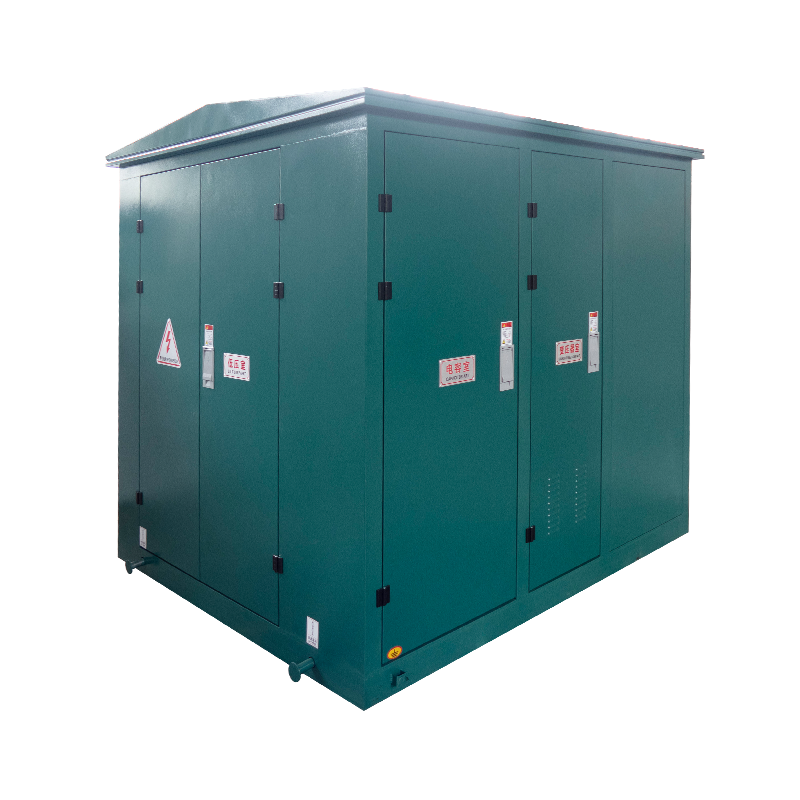Mobile Outdoor Prefabricated Transformer Substation 12kV 50/60Hz Aluminium Zinc Coated Compact Containerized Box Substation