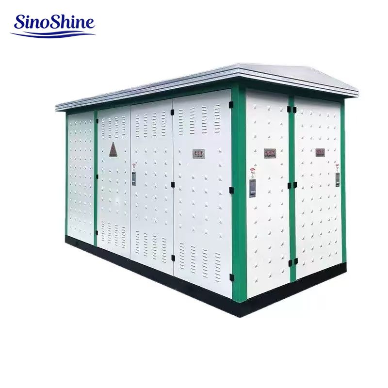 SinoShine Wind Turbine Step Up Box Transformer 10KV 1250KVA Three Phase Outdoor Compact Substation