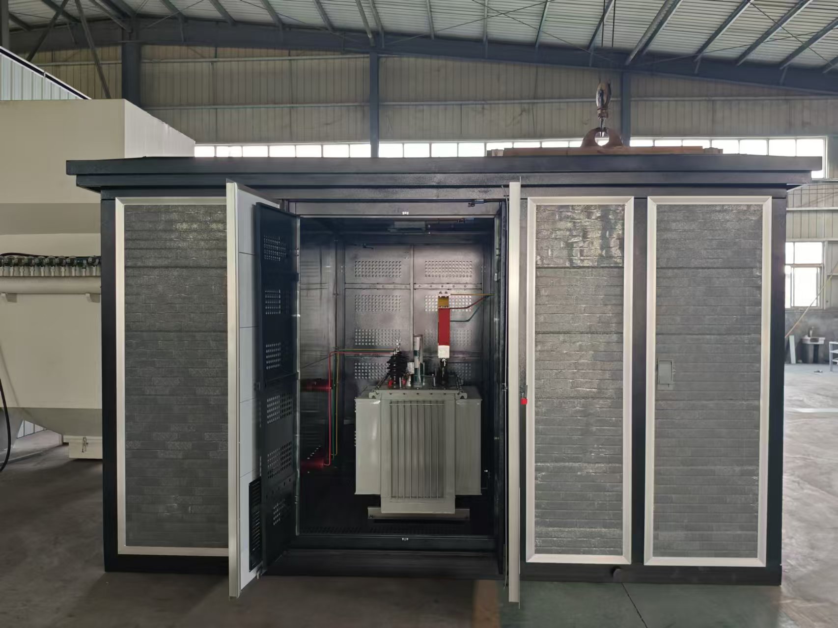 Eco-efficient Prefabricated Box Type Substation High Voltage Compact Transformer Substation for Factory Power Use