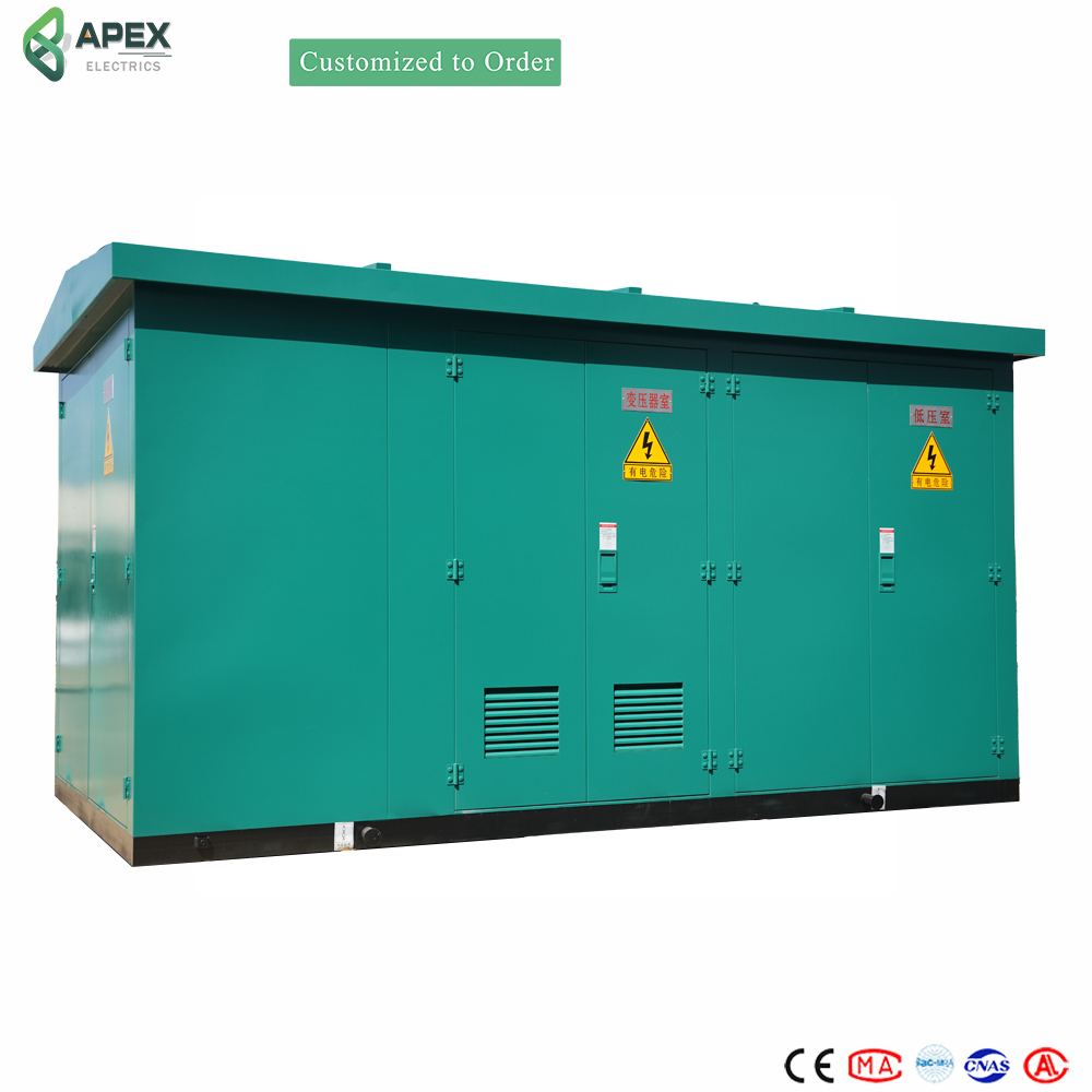 Solar Wind Power Step up Transformer Substation PV Grid Connected Prefabricated Unit for Belt and Road Energy Projects