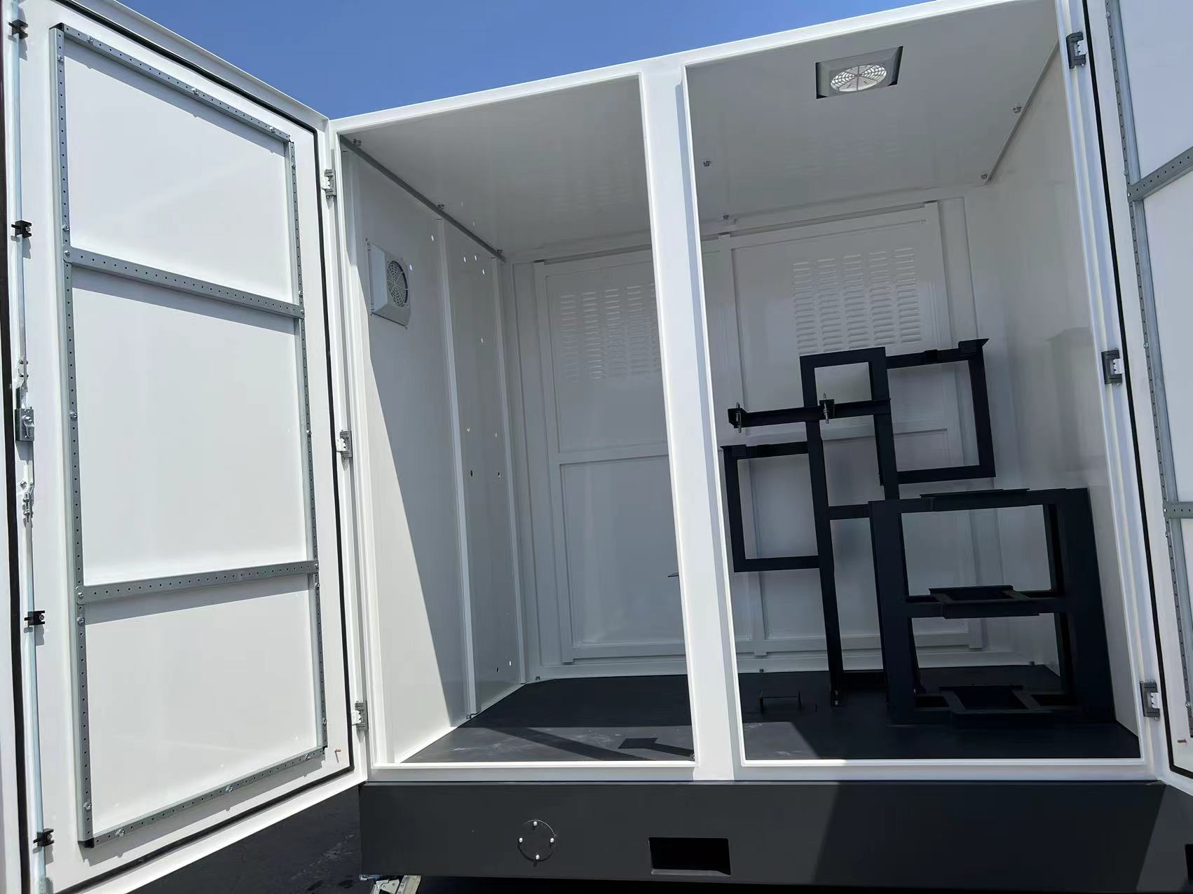Energy Storage Container Enclosure IP65 Waterproof Outdoor Stainless Steel Powder Coated Cabinet Custom Thickness For Battery