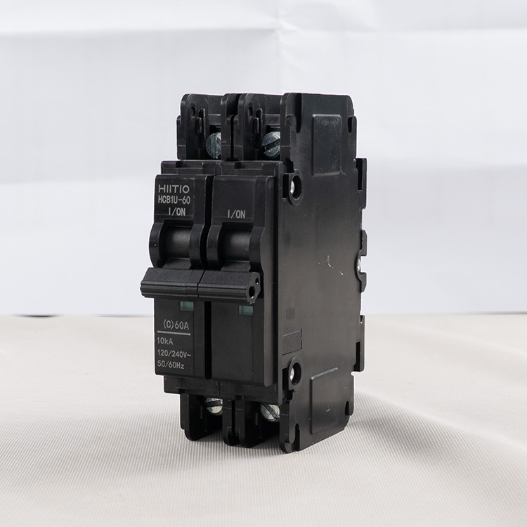 HIITIO UL489 Listed Din Rail Circuit Breakers MCB Miniature Circuit Breakers DC/AC Air Circuit Breakers