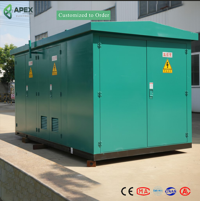 Solar Wind Power Step up Transformer Substation PV Grid Connected Prefabricated Unit for Belt and Road Energy Projects