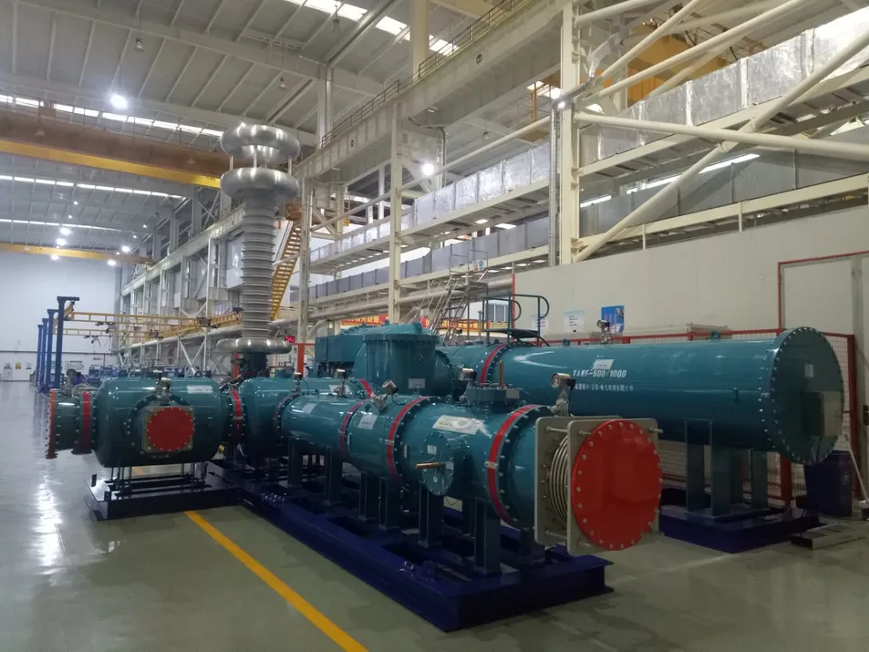 Gas insulated switchgear AC test transformer hipot tester for HV GIS testing