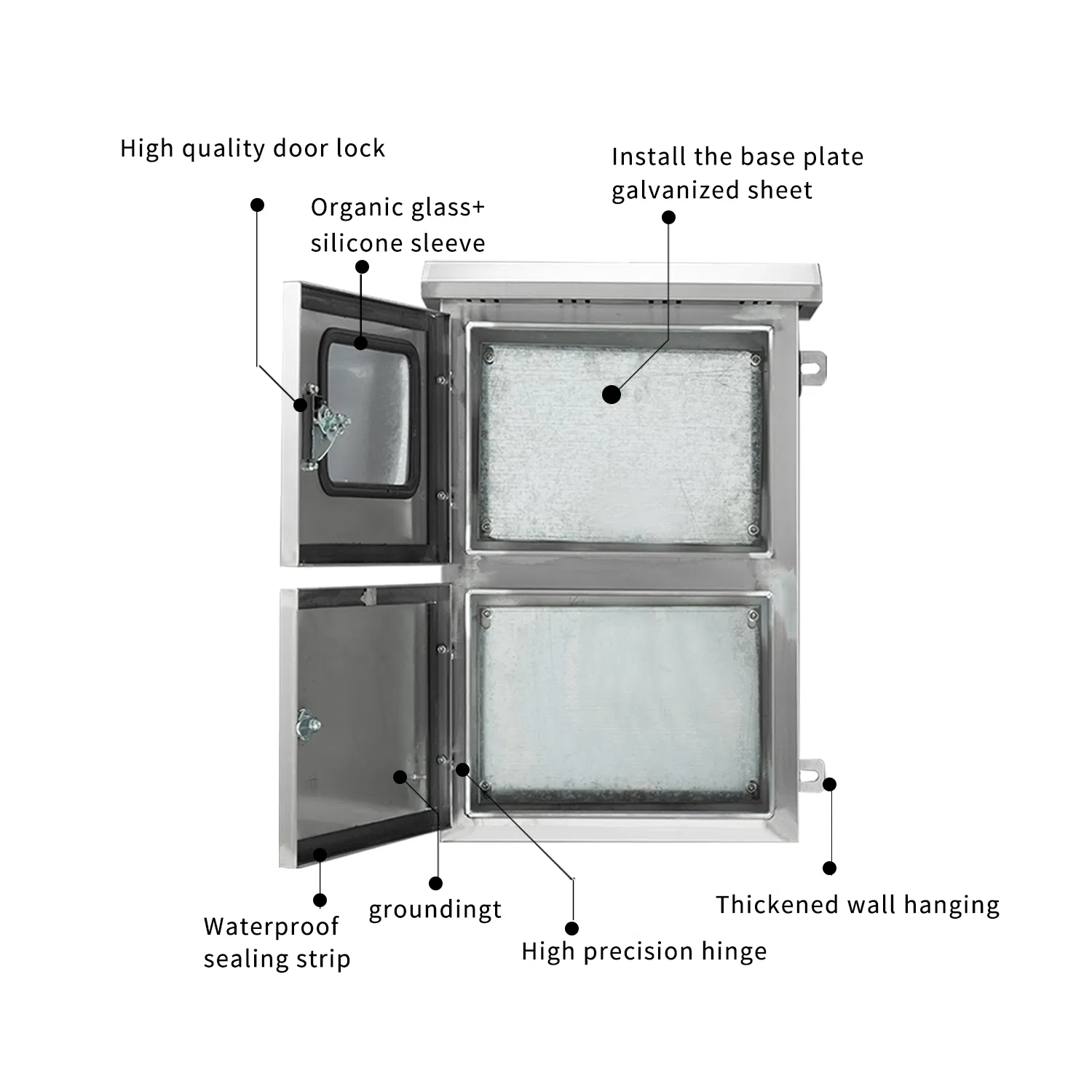 Outdoor Stainless Steel Photovoltaic and Net Cage for Secure Solar Equipment