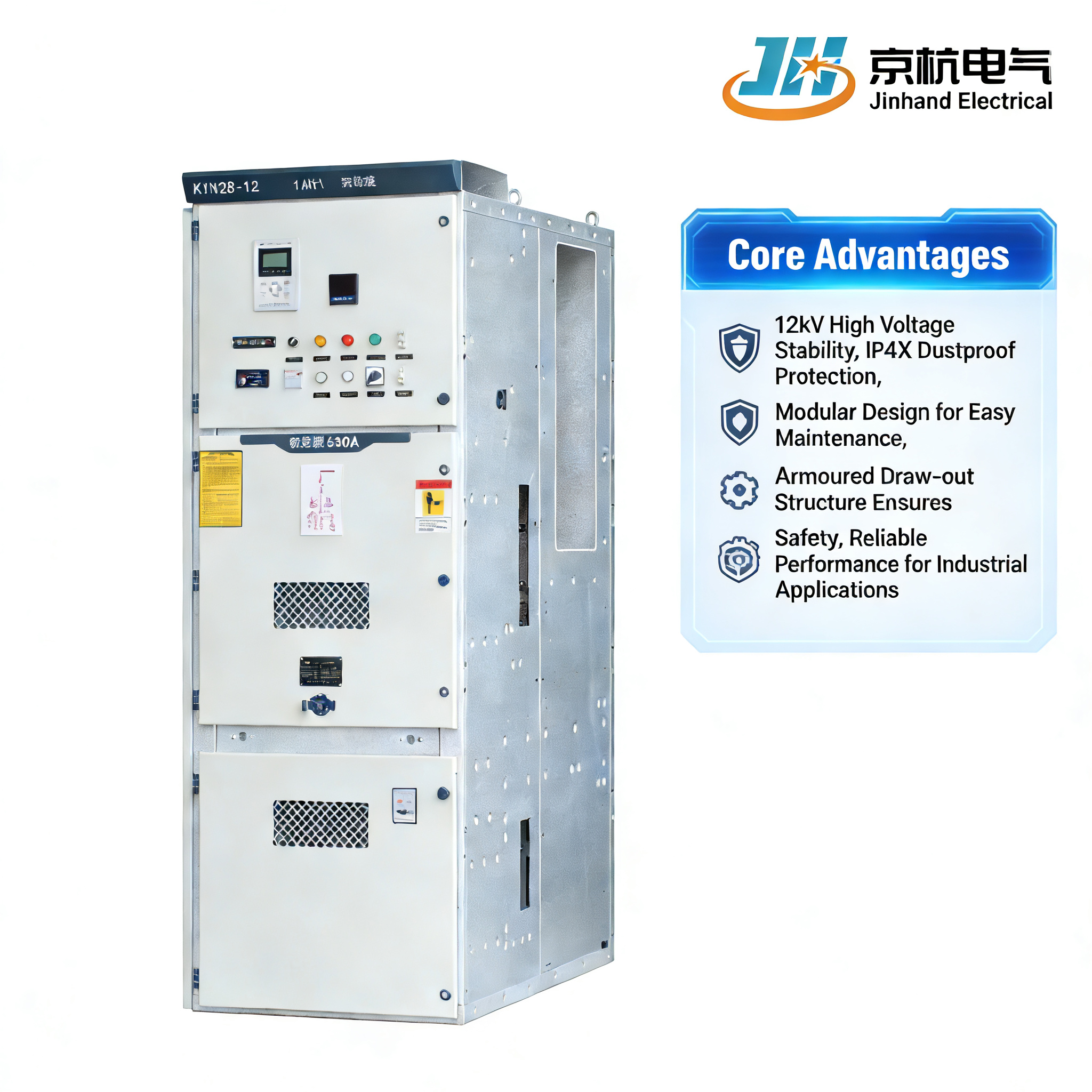 Air Insulated Switchgear AIS 12kV Drawout Type Medium Voltage Switchgear Cabinet for Substation and Industrial