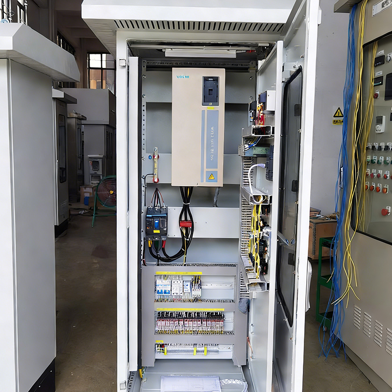 Custom Steel Electrical Panel Cabinet Power Distribution Equipment For Exhaust Gas Treatment